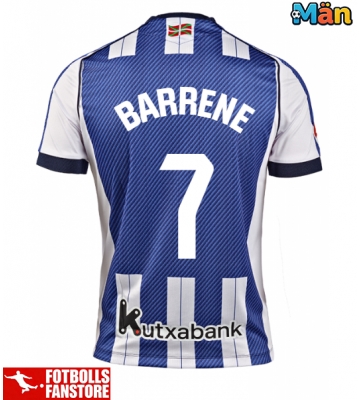 Real Sociedad Ander Barrenetxea #7 Hemmatröja 2025-26 Kortärmad